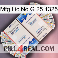 Mfg Lic No G 25 1325 kamagra1